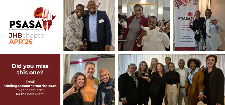 Jhb Chapter Meeting - April 26